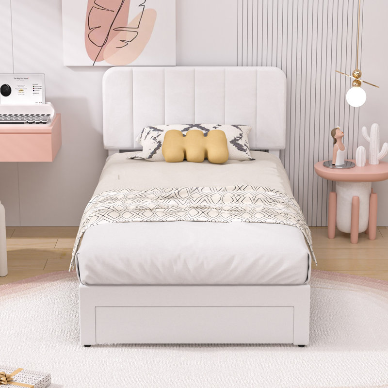 Wayfair white double bed discount